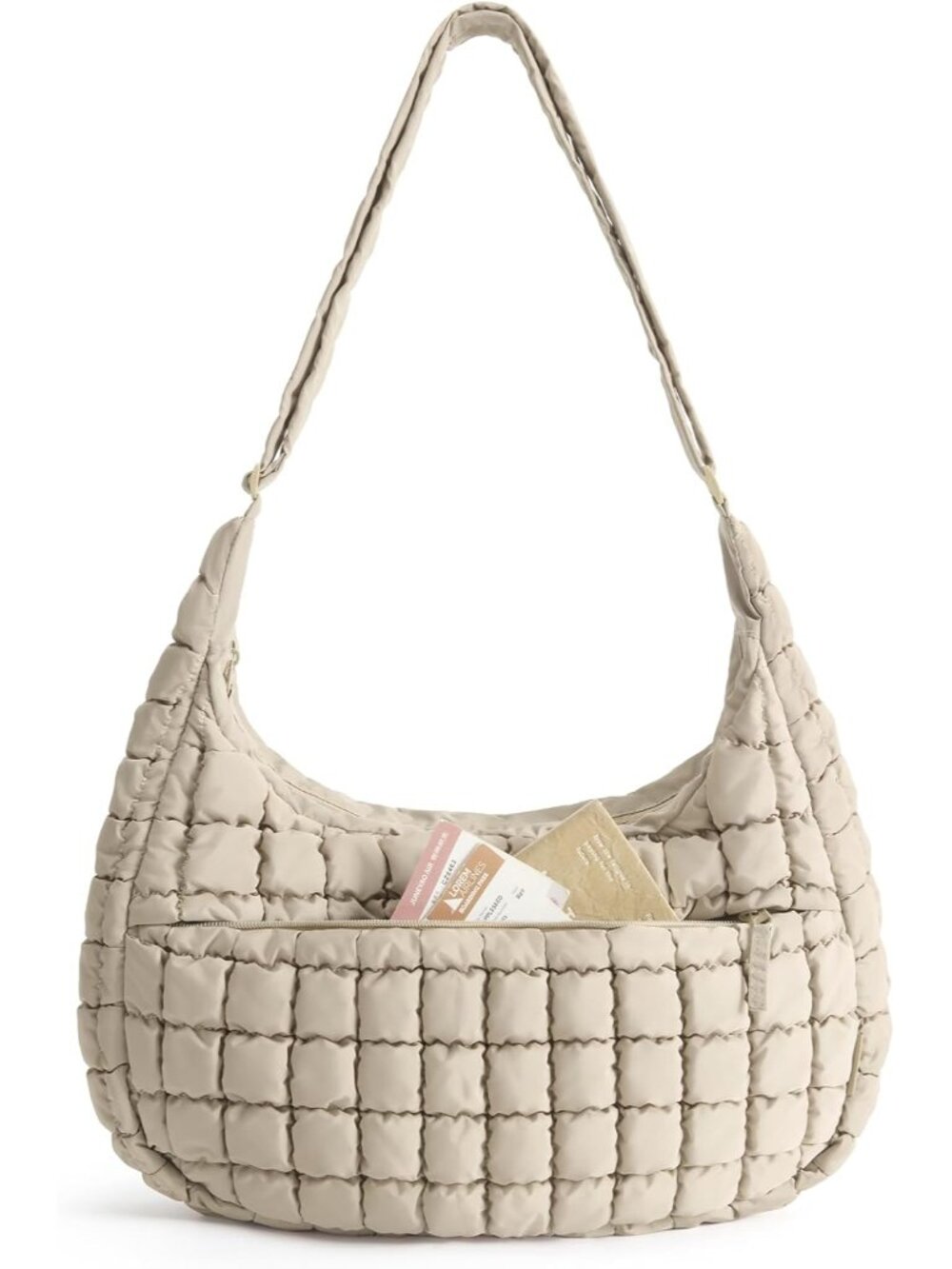 Quilted Crossbody Bags for Women, Travel Purses Hobo Shoulder Bag | Fits 12.9" i